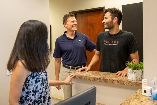 Chiropractic Gilbert AZ Front Desk With Doc